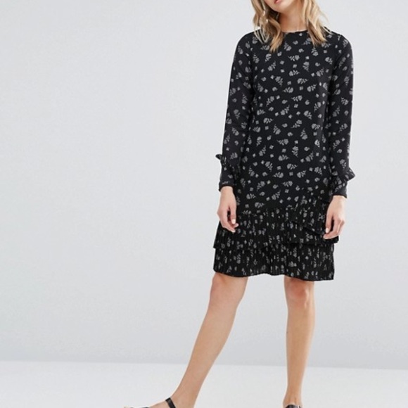 warehouse paisley floral midi dress